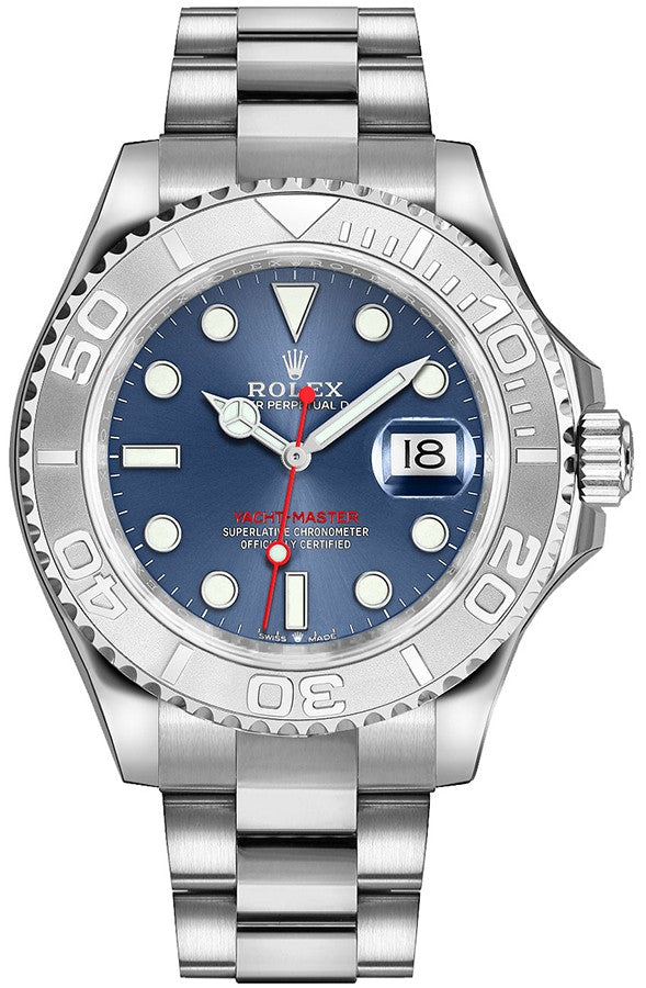 Rolex Yacht-Master 40 Platinum Bezel Men's Watch 126622-0002