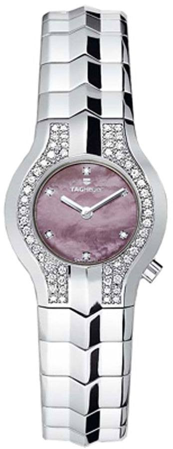 Tag Heuer Alter Ego Pink Pearl Dial & Diamond Ladies Fashion Watch WAA1415.BA0760