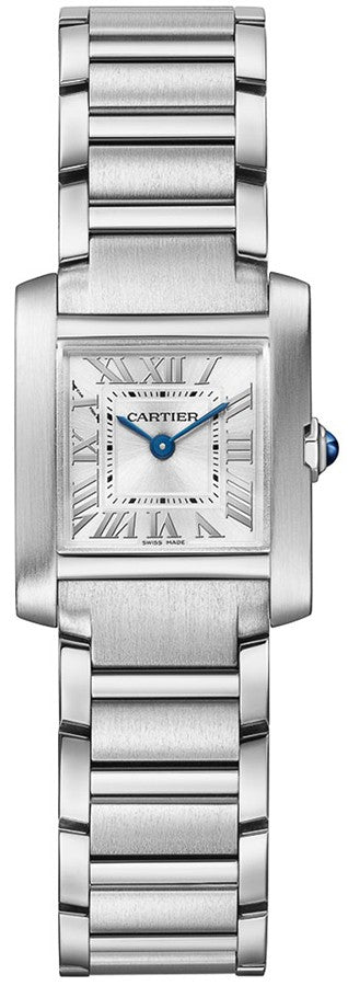Cartier Tank Francaise Small Stainless Steel Women's Watch WSTA0065