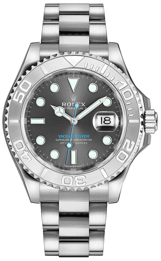 Rolex Yacht-Master 37 Oystersteel & Platinum Unisex Watch 268622-0002