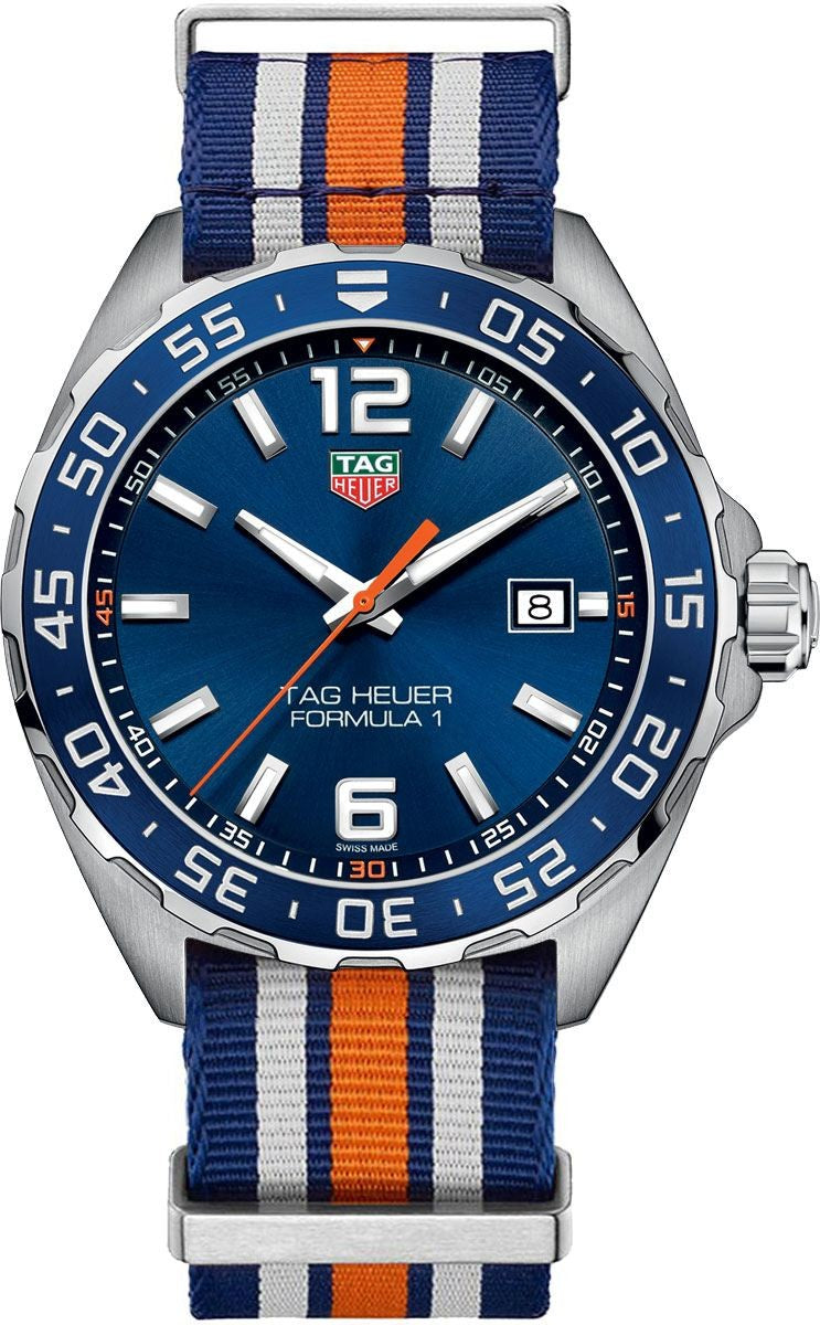 Tag Heuer Formula 1 Quartz Blue Dial Men's Watch WAZ1010.FC8196