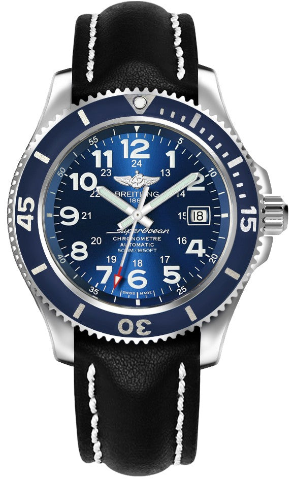 Breitling Superocean II 42 Blue Dial Men's Watch A17365D1/C915-428X