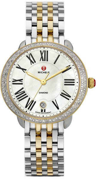Michele Serein 16 Diamond Two-Tone Women's Watch MWW21B000007