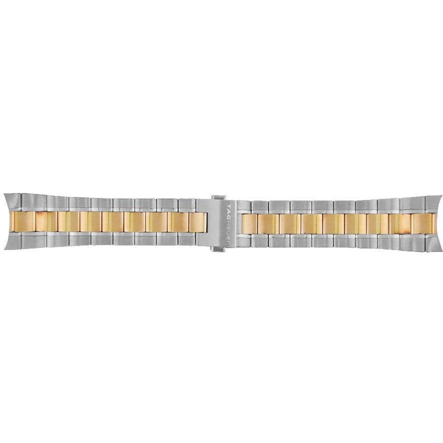 Tag Heuer Carrera 19mm Inlet Gold & Stainless Steel OEM Watch Bracelet BD0788