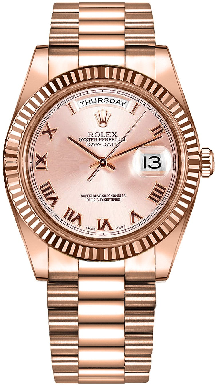 Rolex Day-Date 41 Rose Gold Watch 218235