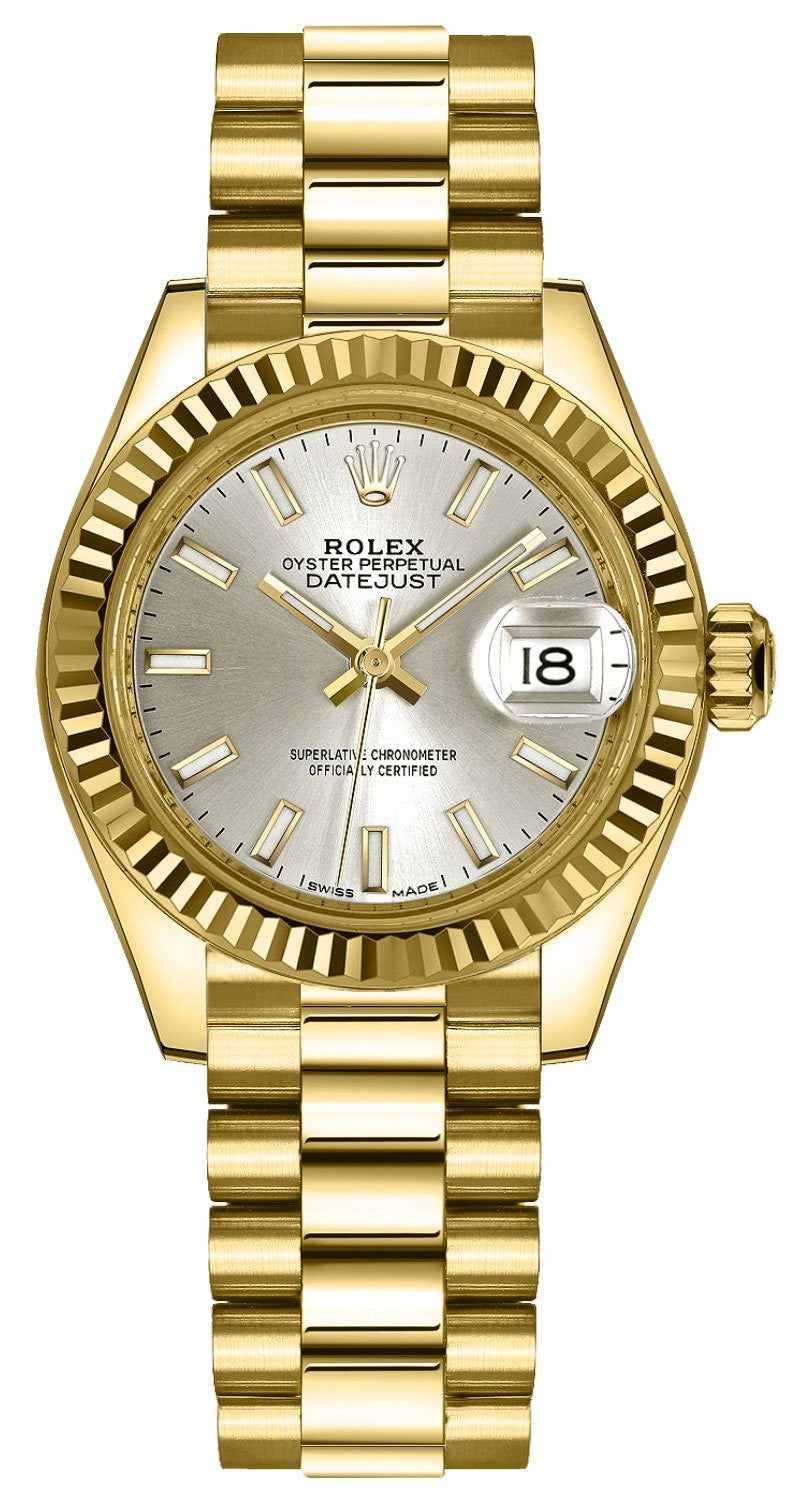 Rolex Lady-Datejust 28 Women's Gold Watch 279178-0005