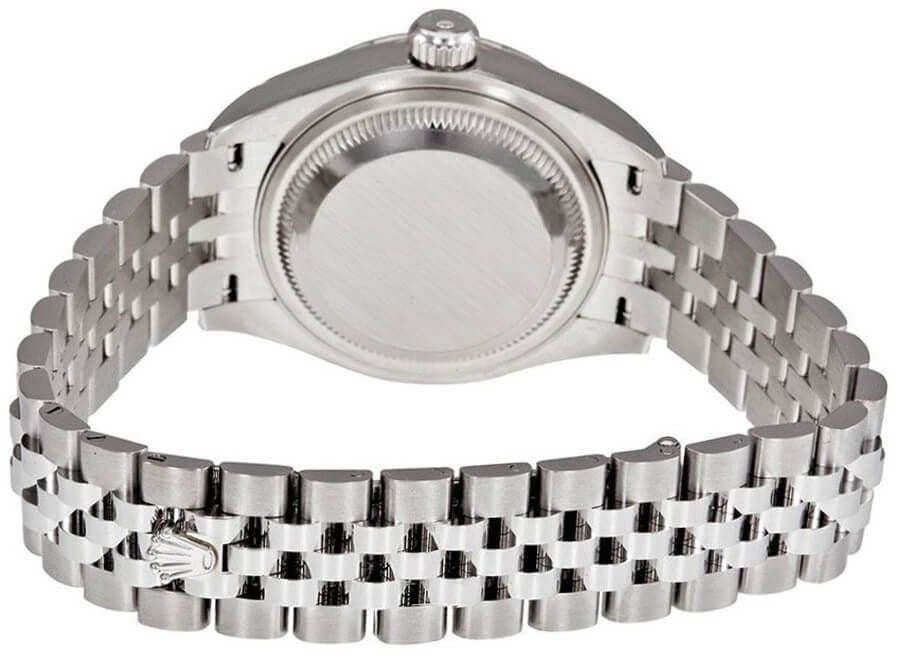 Rolex Lady-Datejust 28 Silver Roman Numeral Dial Watch 279160-0007