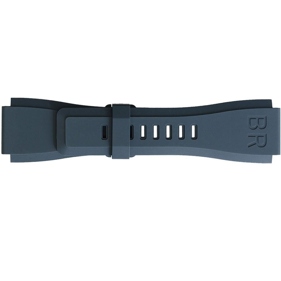 Bell & Ross 24mm Blue Rubber Strap B-P-022