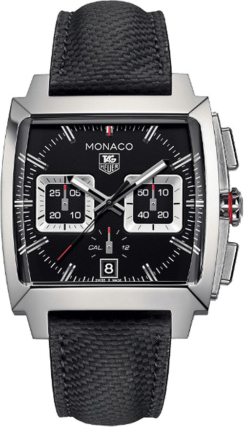 Tag Heuer Monaco 40.5mm Black Dial Men's Watch CAL2113.FC6536