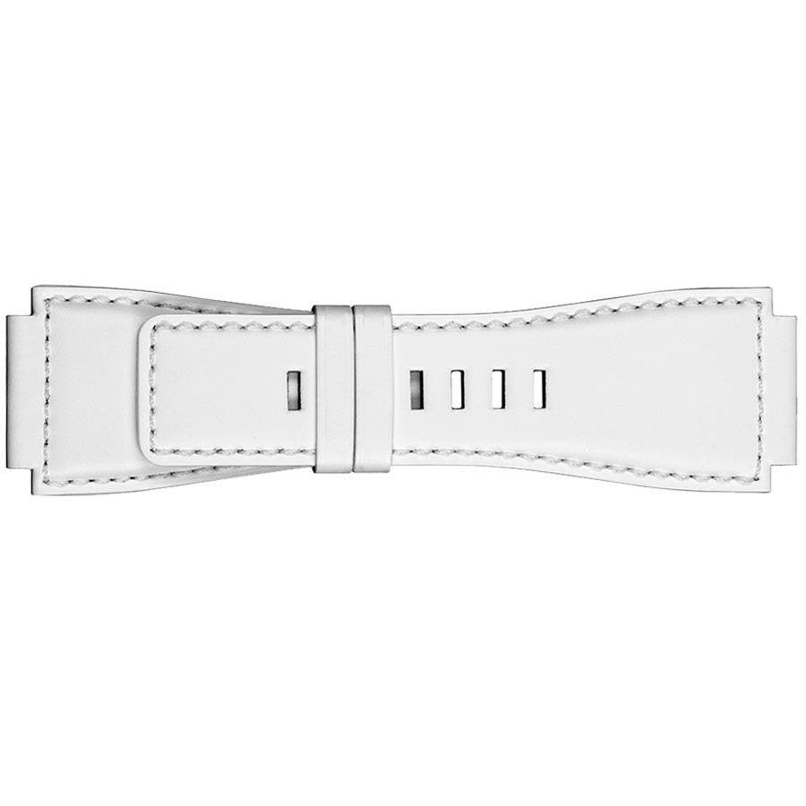 Bell & Ross 24mm White Calfskin Strap B-V-032