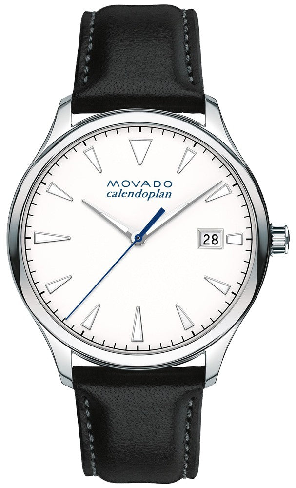 Movado Heritage White Dial Men's Watch 3650002