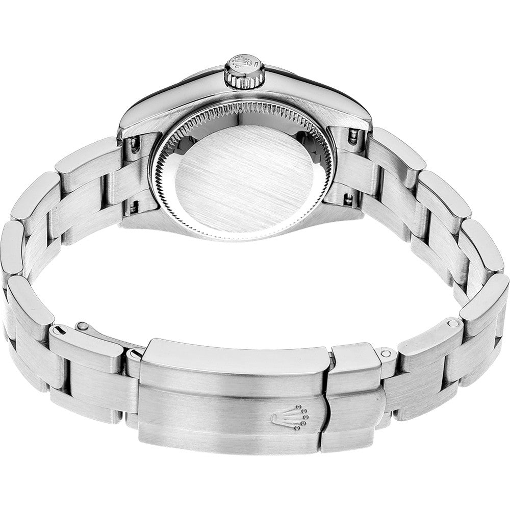 Rolex Oyster Perpetual 26 Pink Dial Domed Bezel Watch 176200-0004