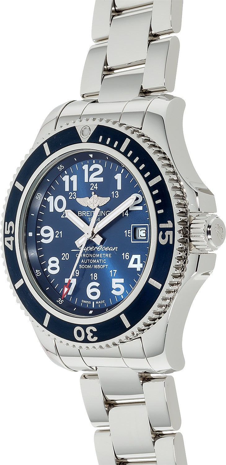 Breitling Superocean II 42 Mariner Blue Steel Men's Watch A17365D11C1A1