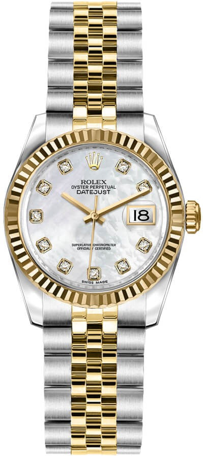 Rolex Lady-Datejust 26 Gold & Steel Watch 179173