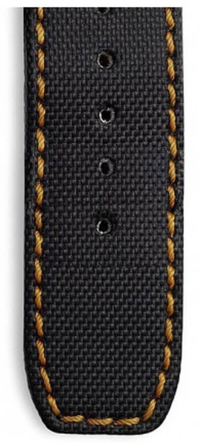 Baume & Mercier Black Kevlar OEM 20mm Watch Strap MX002WD7