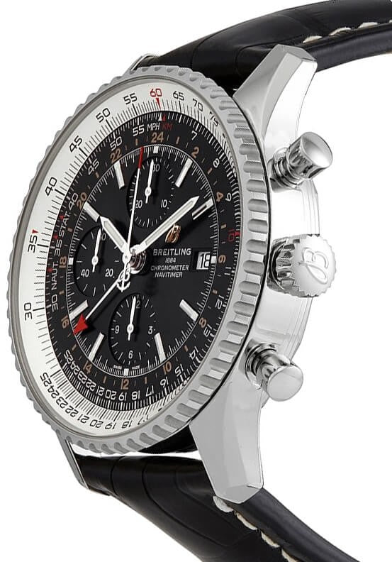 Breitling Navitimer Chronograph Black Dial Men's Watch A24322121B2P2