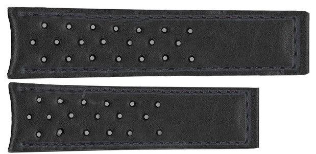 Tag Heuer Carrera 20mm Black Perforated Leather Strap FC6357