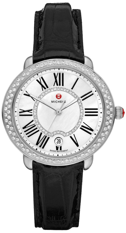 Michele Serein Mid Steel Diamond Women's Watch MWW21B000130