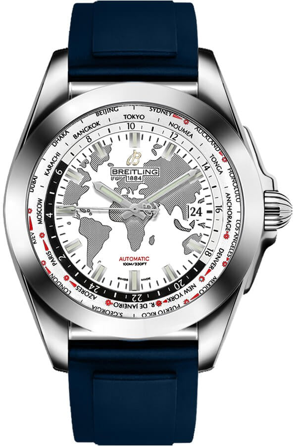 Breitling Galactic Unitime Men's Watch WB3510U0/A777-145S