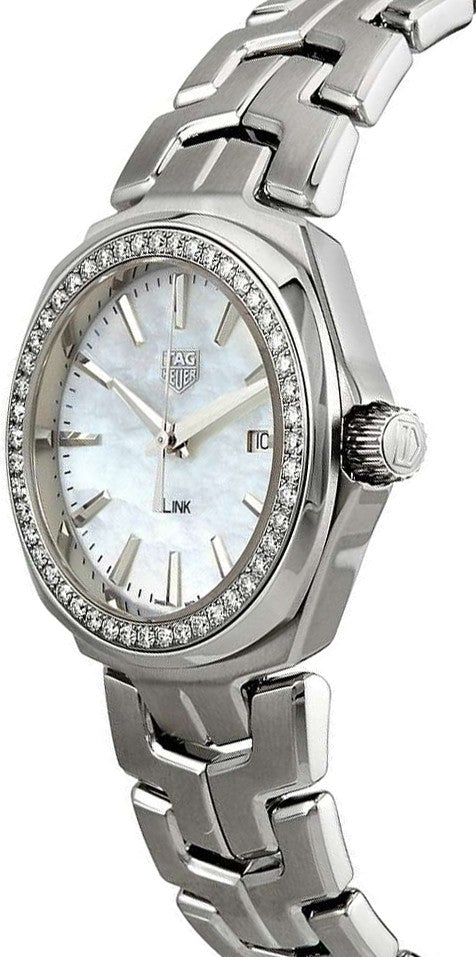 Tag Heuer Link 32m Pearl White Dial Ladies Watch WBC1314.BA0600