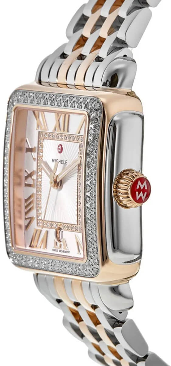 Michele Deco Madison Two-Tone Diamond Women's Watch MWW06T000220