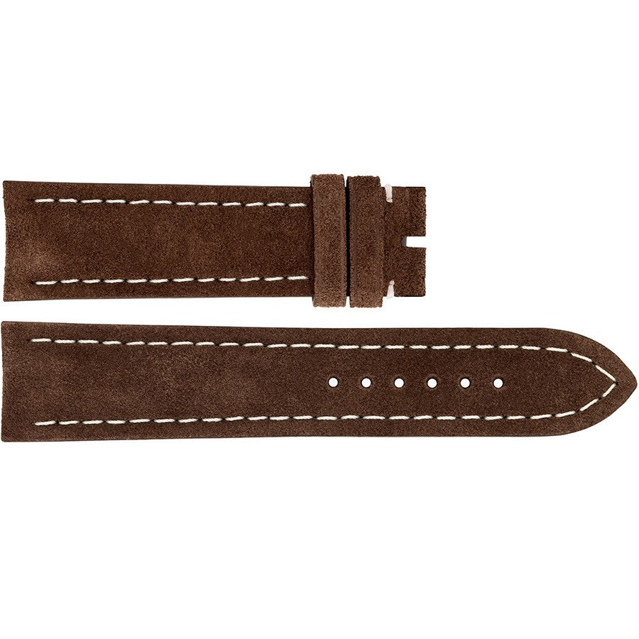 Breitling Brown 22mm Nubuck Calfskin Leather Strap 499X