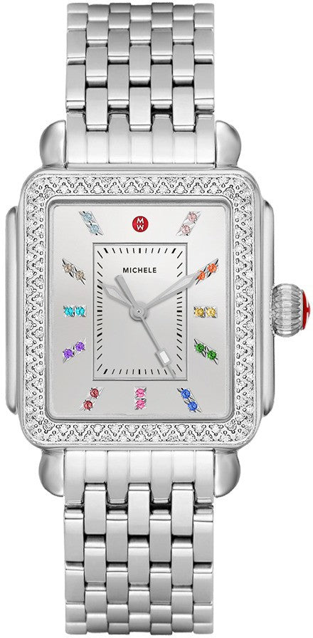 Michele Deco Carousel Dial Diamond Women's Watch MWW06P000295