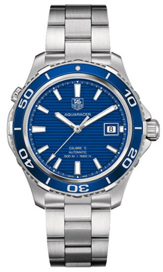 Tag Heuer Aquaracer 41mm Blue Dial Men's Watch WAK2111.BA0830