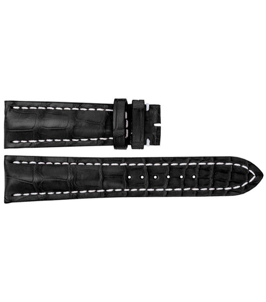 Breitling 20mm Black OEM Leather Watch Strap 1020P