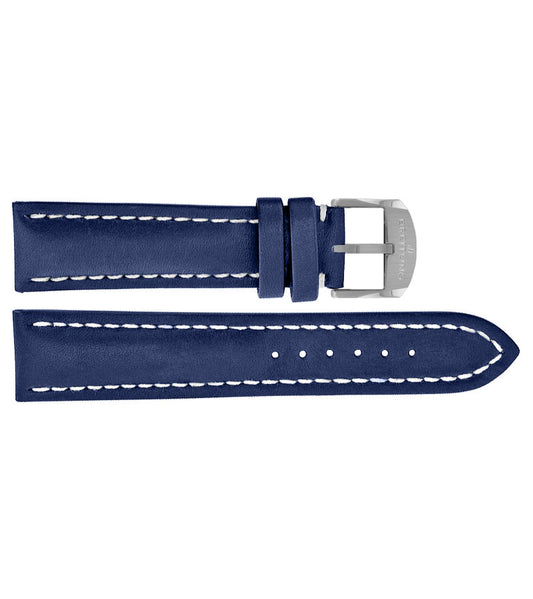 Breitling 22mm Blue Leather Strap 105X