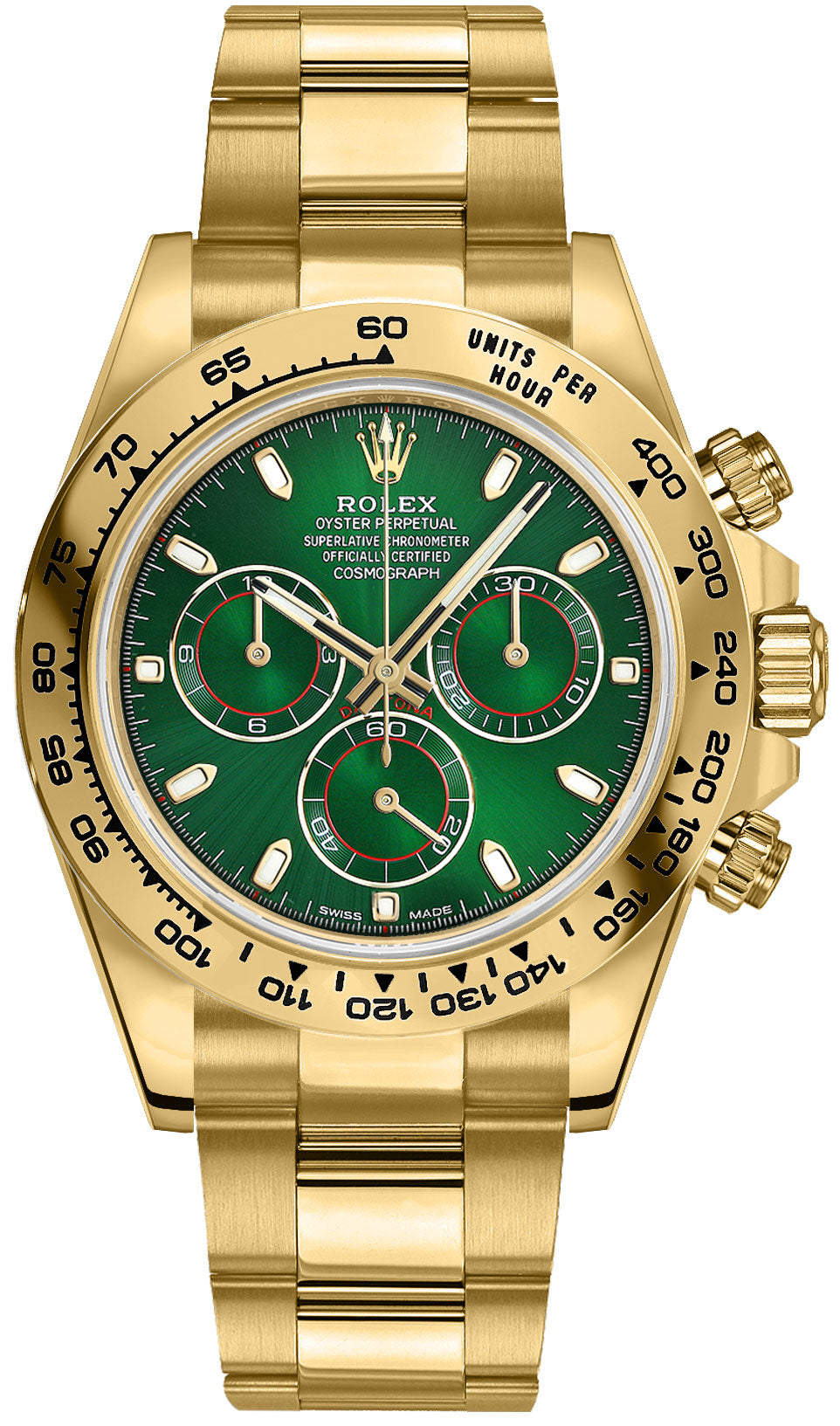 Rolex Cosmograph Daytona Green Dial "John Mayer" Watch 116508-0013