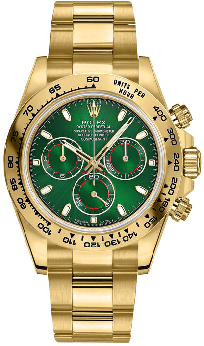 Rolex Cosmograph Daytona Green Dial "John Mayer" Watch 116508-0013