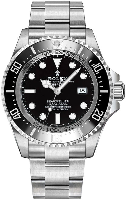 Rolex Sea-Dweller Deepsea Black Dial Oystersteel Men's Watch 116660-0001