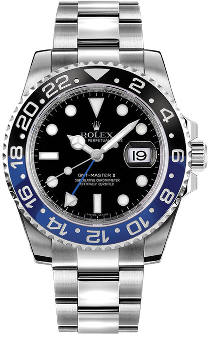 Rolex GMT-Master II Batman Oystersteel Men's Watch 116710BLNR-0002