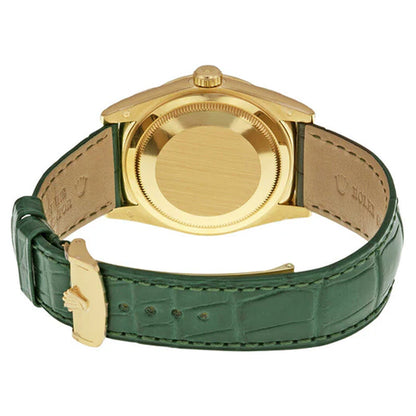 Rolex Day-Date 36 Green Dial Solid 18k Gold Luxury Watch 118138-0003