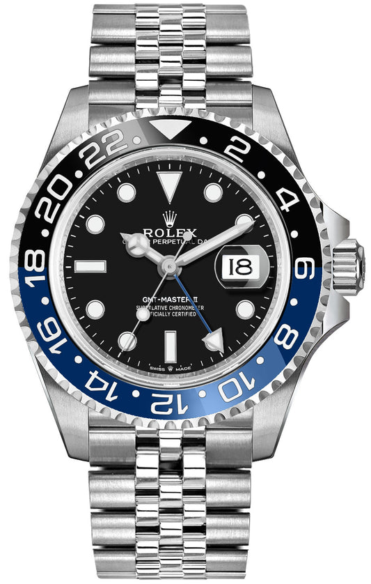 Rolex GMT-Master II Batgirl Jubilee Men's Watch 126710BLNR-0002