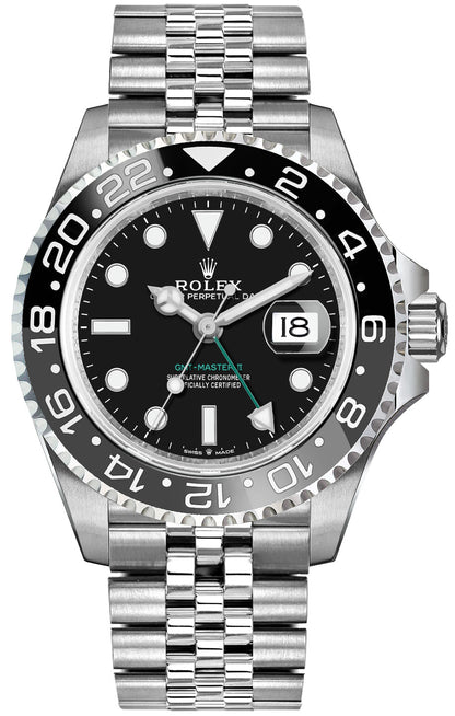 Rolex GMT-Master II Steel Jubilee Bracelet Men's Watch 126710GRNR-0003