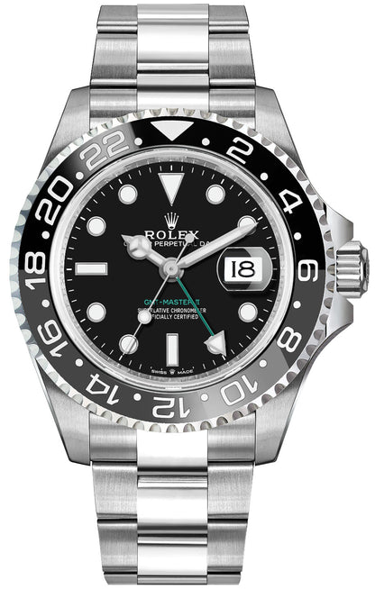 Rolex GMT-Master II Black & Grey Ceramic Bezel Men's Watch 126710GRNR-0004