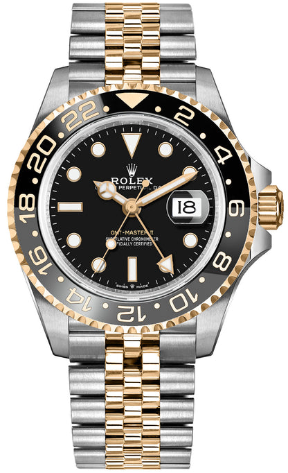 Rolex GMT-Master II Yellow Gold & Steel Men's Watch 126713GRNR-0001