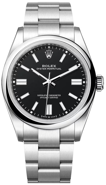 Rolex Oyster Perpetual 41 Black Dial Men's Watch 134300-0008