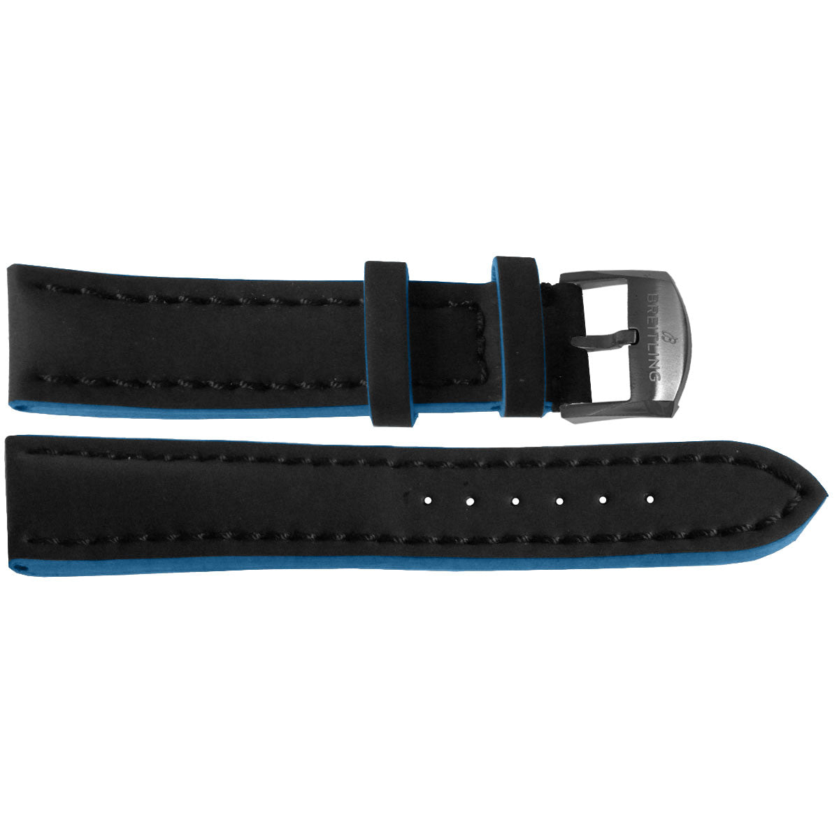 Breitling 20mm Black Leather Strap 223X