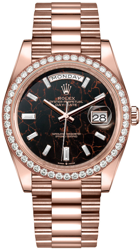 Rolex Day-Date 40 Diamond Bezel President Bracelet Men's Watch 228345RBR-0016