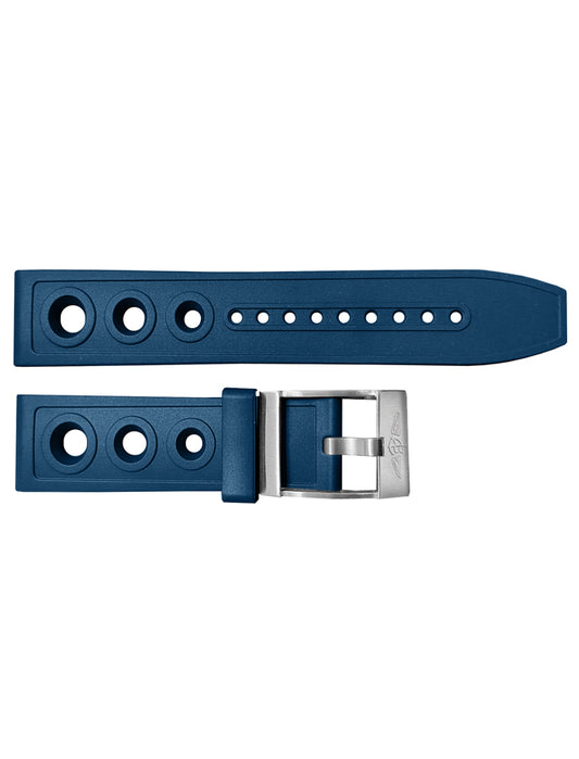 Breitling 22mm Ocean Racer Blue Rubber Strap 228S