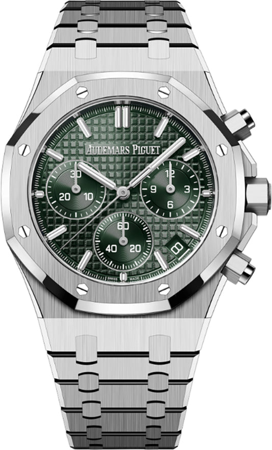 Audemars Piguet Royal Oak Khaki Dial Men's Watch 26240ST.OO.1320ST.08