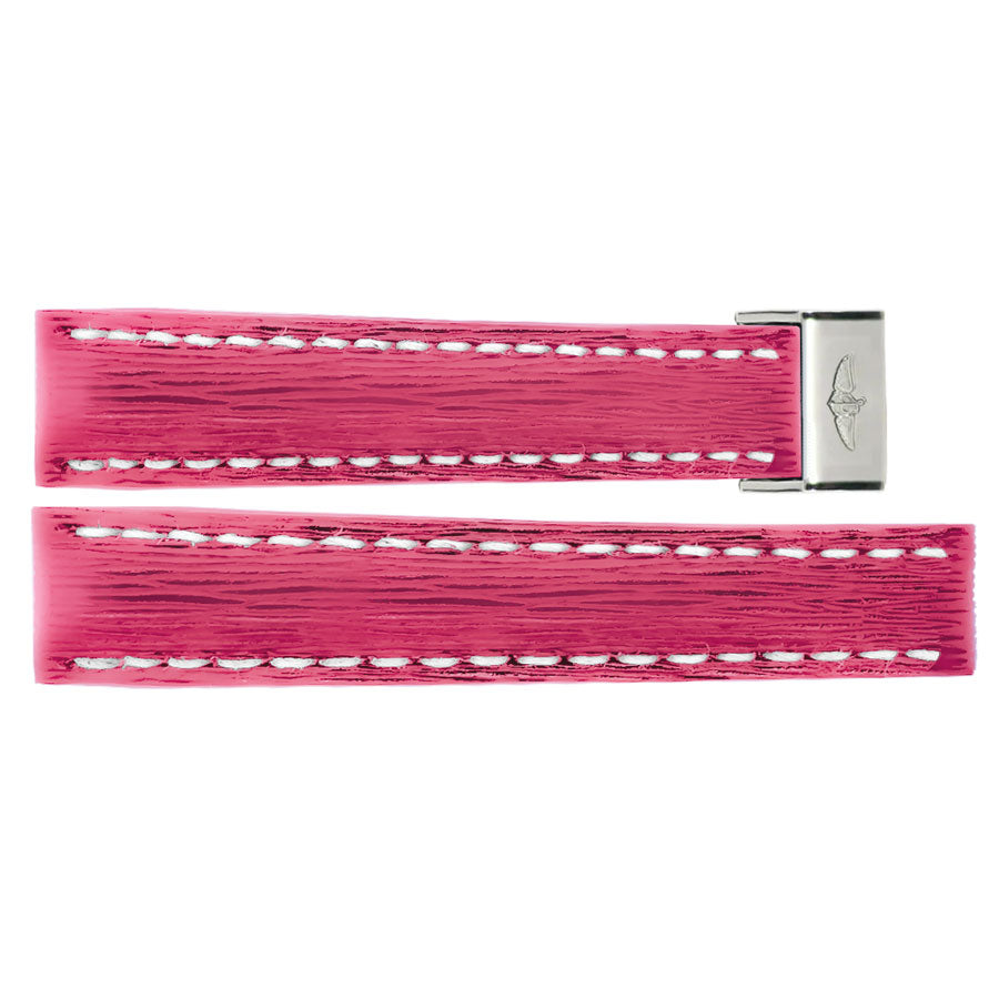 Breitling Sahara Pink Calfskin Leather Strap 267X