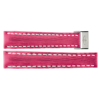 Breitling Sahara Pink Calfskin Leather Strap 267X