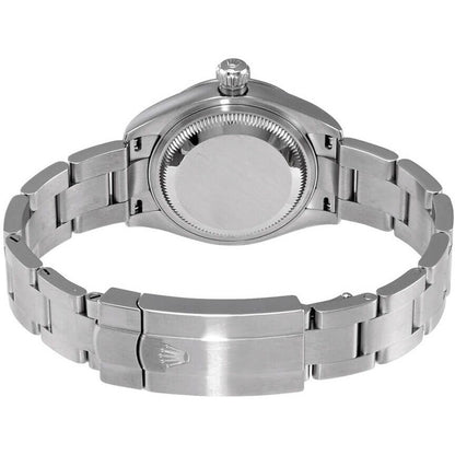 Rolex Oyster Perpetual 28 Black Dial Domed Bezel Women's Watch 276200-0010