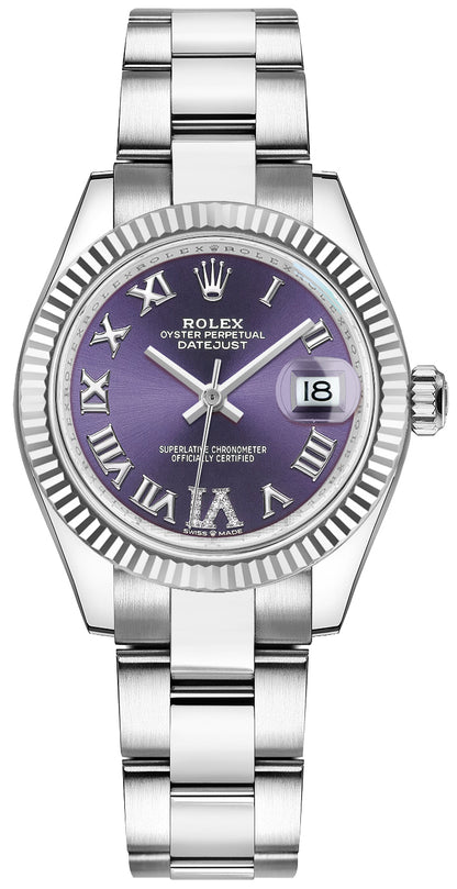 Rolex Datejust 31 Aubergine Purple Dial Women's Watch 278274-0025