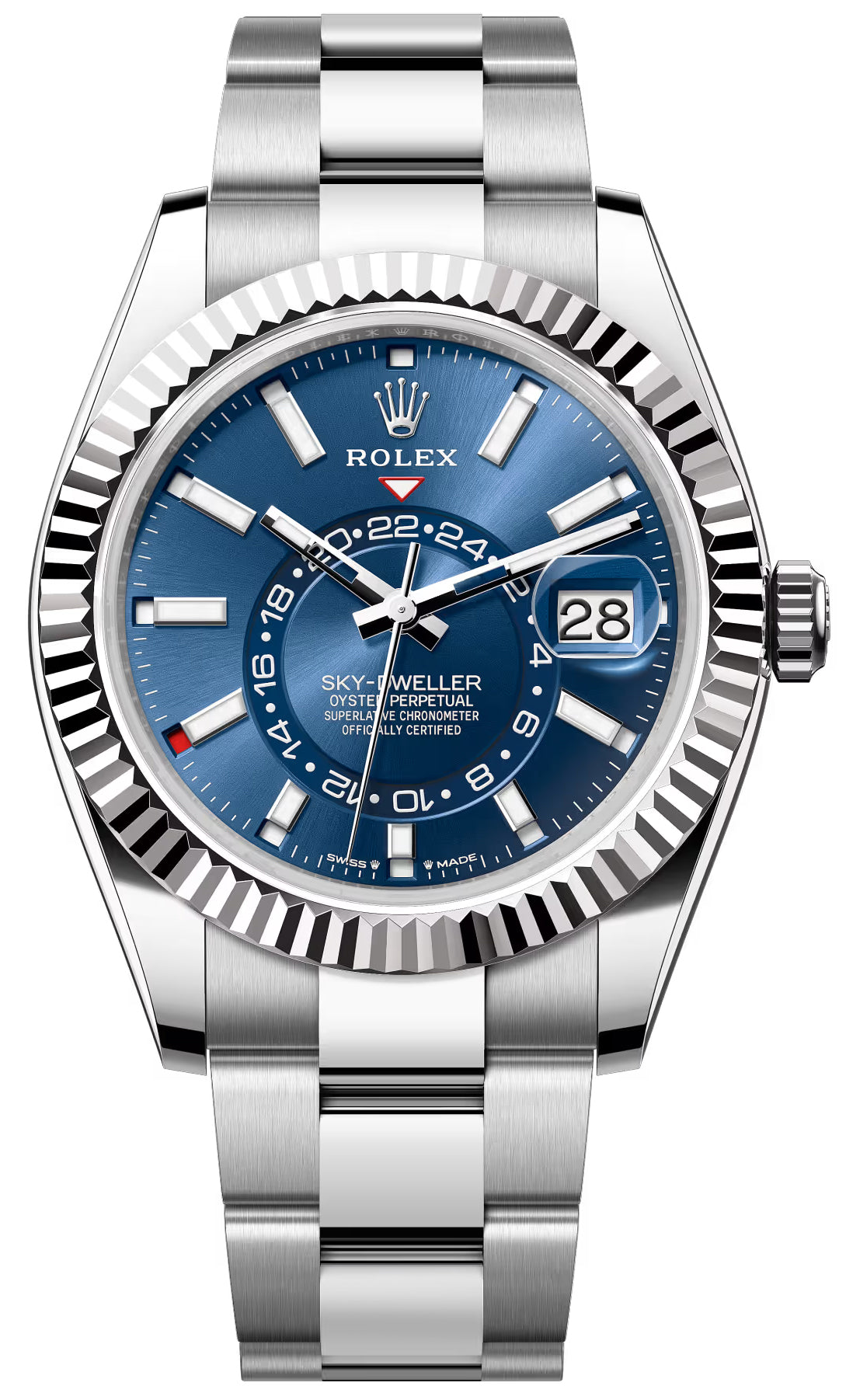 Rolex Sky-Dweller Oystersteel & White Gold Men's Watch 336934-0005