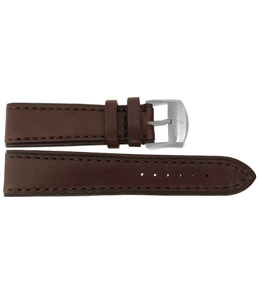 Breitling 24mm Brown Leather Strap 479X